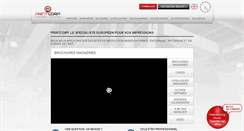 Desktop Screenshot of printcorp.fr