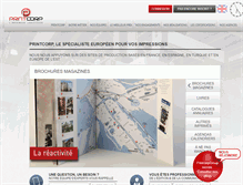 Tablet Screenshot of printcorp.fr
